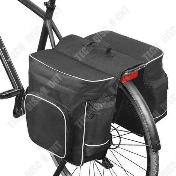 TD® MTB-väska 30L medellång och kort distans dubbelsidig piggyback cykel bakre hylla väska ridutrustning väska