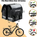 Miniatyrbild 3 av 6: HITWAY Cykelväska, Pannier Rack Bags, 30L Large Rear Rack Bag, Pannier Rack Bags, Vattentät