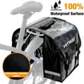Miniatyrbild 4 av 6: HITWAY Cykelväska, Pannier Rack Bags, 30L Large Rear Rack Bag, Pannier Rack Bags, Vattentät