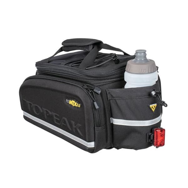 Bakre cykelväska - Topeak - MTX DX - MTX 2.0 - MTX 2.0 fästsystem - 16 liter - Svart
