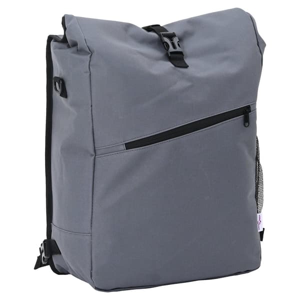 cykelväska för packvagn 25 L Grå 33x16x48 cm