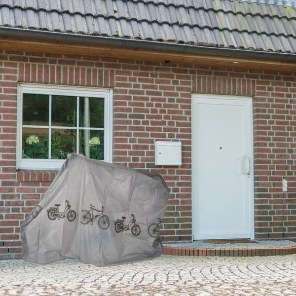 Relaxdays cykelförvaringsgarage i polyeten, tårresistent täckning, lock 200x 115 cm, flera färger