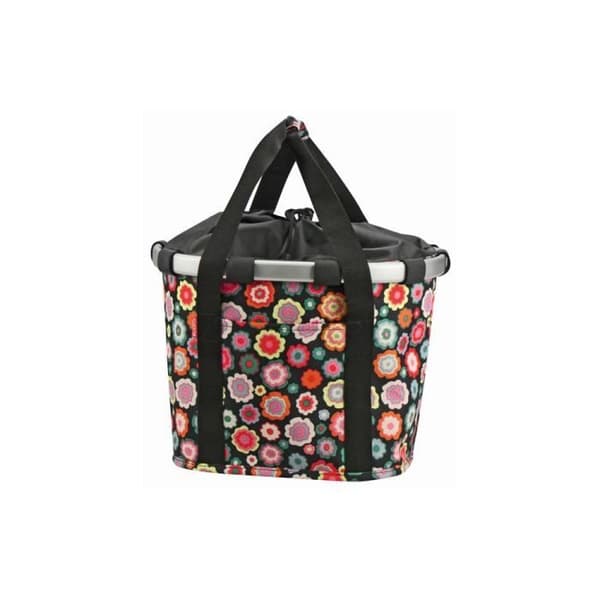 Korg KlickFix Bikebasket Glada Blommor - KLICKFIX