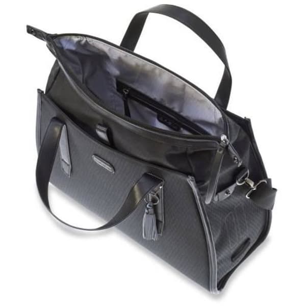 Basil Black Business bagagebärarväska - 17l svart i presenning
