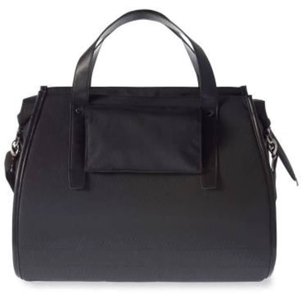 Basil Black Business bagagebärarväska - 17l svart i presenning