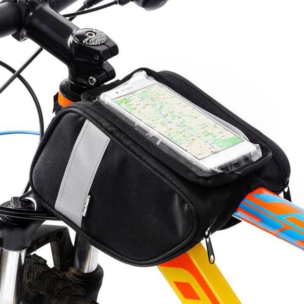 Cykelväska - cykelväska Meteor - 25902 - CYKELVÄSKA FÖR RAM MED TELEFONFODRAL TORYS