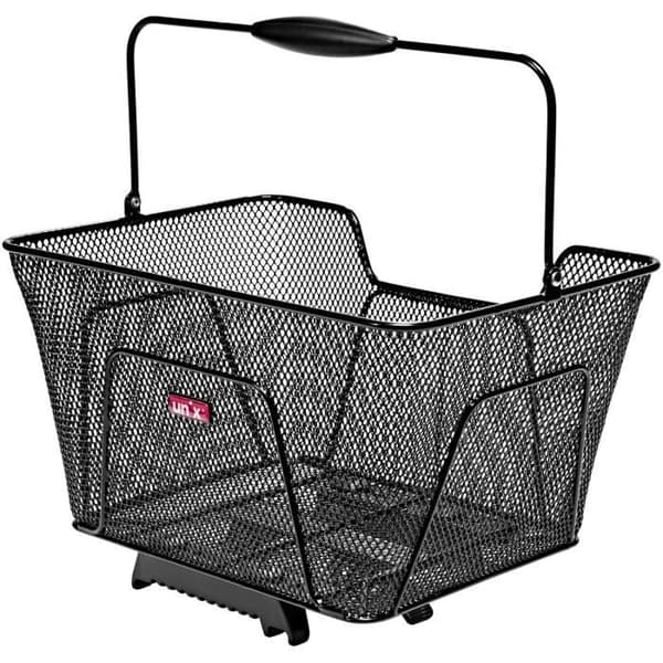 UNIX Reano cykelkorg - Topklip svart - För bakre ställ - 10 kg last