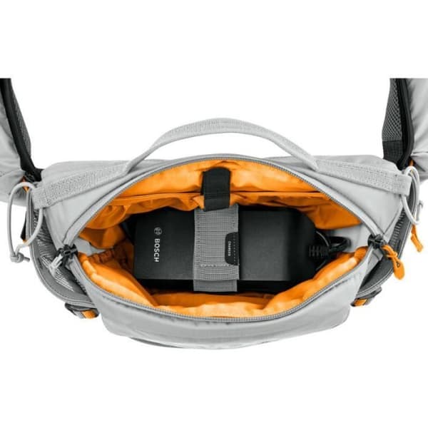 EVOC Hip Pack Pro E-Ride landsvägscykelryggsäck - Grå/Svart - Nylon - Mått 20x35x9cm
