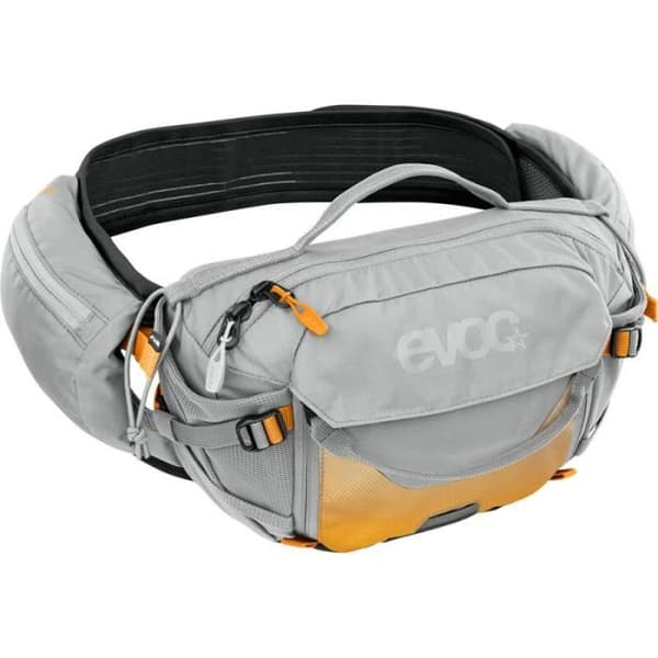 EVOC Hip Pack Pro E-Ride landsvägscykelryggsäck - Grå/Svart - Nylon - Mått 20x35x9cm