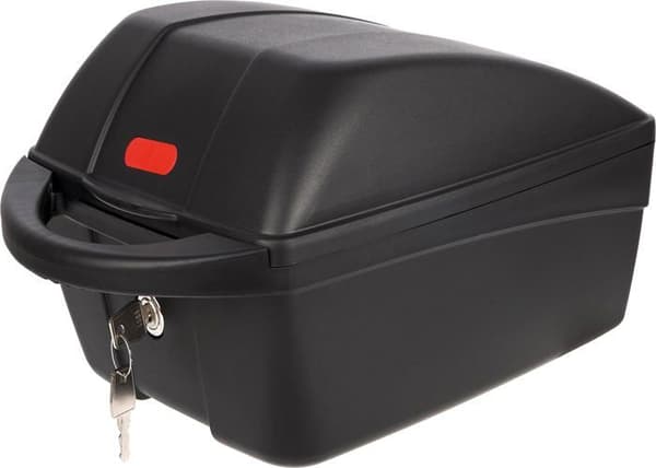 Prophete - 7421 - Cykelbagageutrymme med Snabböppning 5 kg/11 l, i plast, låsbart, svart