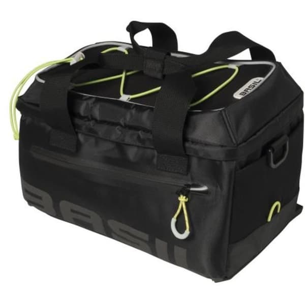 Basil Miles bagagebärarväska - 7l gul/svart