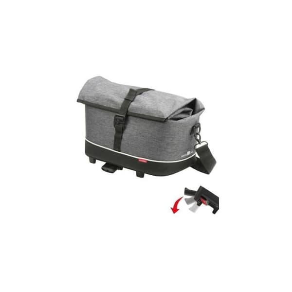 CYKELFASHION - Cykelbakväska Klickfix Rackpack City 38X21X25 Grå Tweed 8L