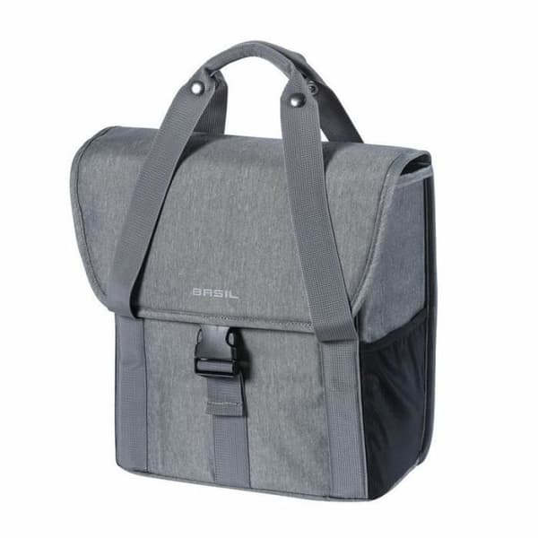 Basil Go 16L väska - grå/svart - 16 L