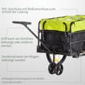 Miniatyrbillede 7 af 9: Lastvognstrailer, 2-i-1, 130x64x103 cm, Gul