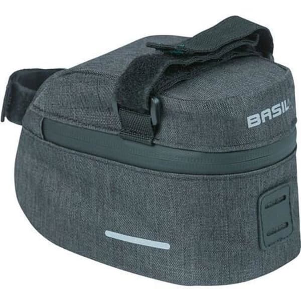 Basil Discovery 365d 1L svart sadelväska för fritidscykel för vuxna