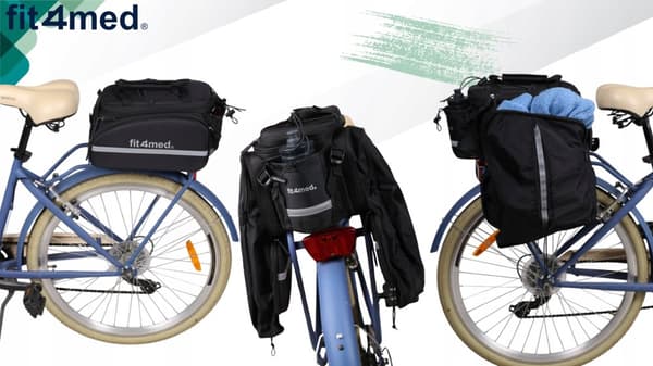 Cykelväska för bagageutrymme med fickor vattentät hopfällbar 35L