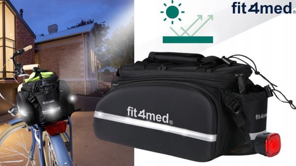 Cykelväska för bagageutrymme med fickor vattentät hopfällbar 35L