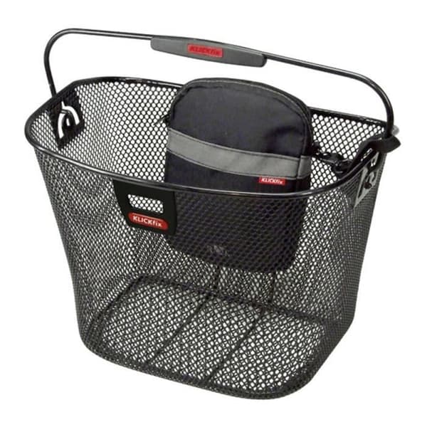 KLICKFIX Enkel frontkorg med svart lampkrok - RIXEN & KAUL - 16L