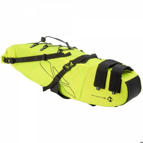 Väska - M-Wave - Rough Ride L - 11 liter - Nylon - Gul/Svart