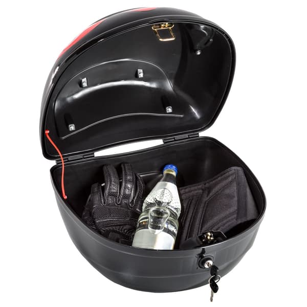 Packväska MC top case ca 22 liter - svart