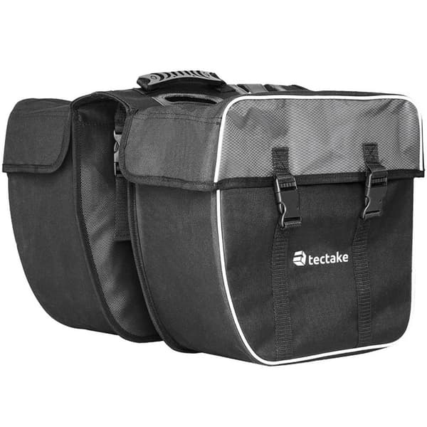 cykeltasker 35 liter - sort