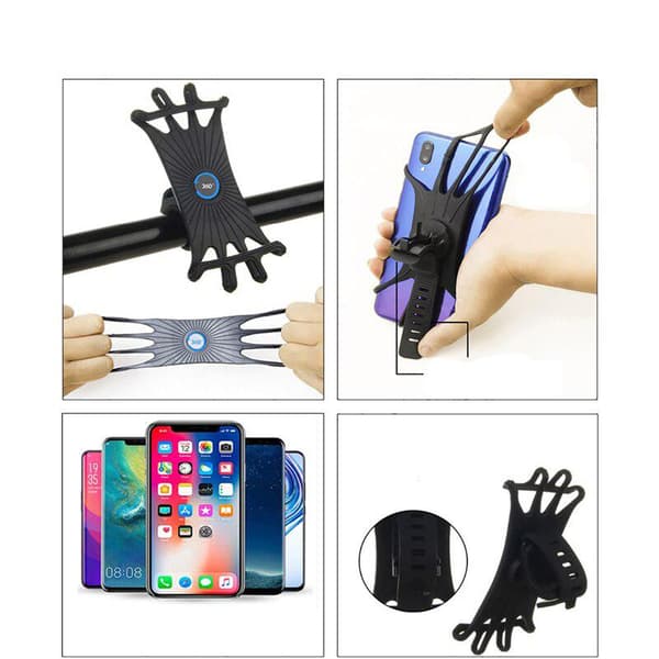 Mobilholder sykkel - svart