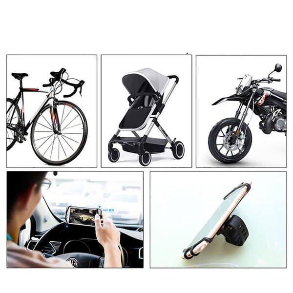 Mobilholder sykkel - svart