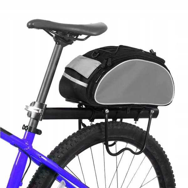 Svart Cykelväska med Reflex - 13 L