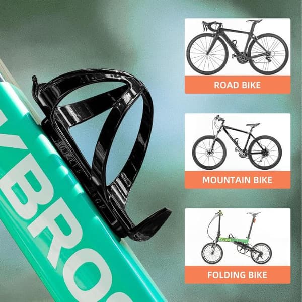 Cykelflaskhållare, ROCKBROS hållare (PVC1001W) vit