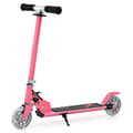 Miniatyrbild 1 av 8: Barnsparkcykel, Hopfällbar i Aluminium med LED-ljus i Hjulen, Rosa