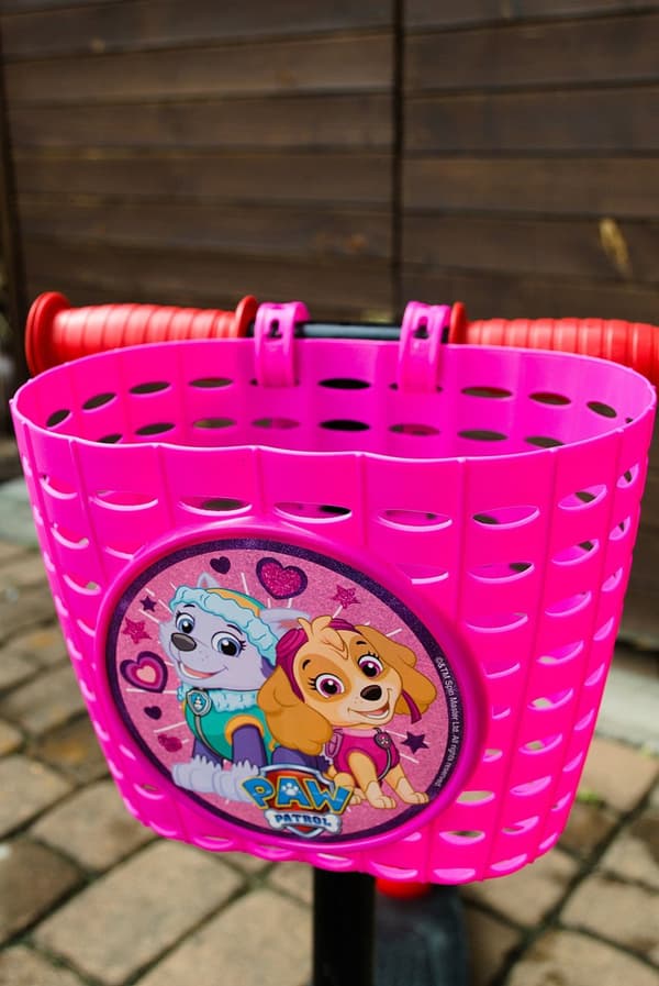 Plastkorg för CYKEL OCH SCOOTER PAW PATROL