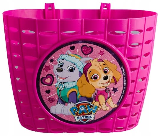 Plastkorg för CYKEL OCH SCOOTER PAW PATROL