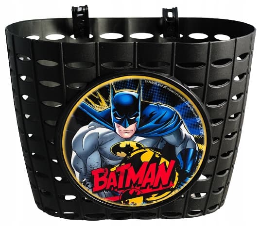 Plastkorg för CYKEL SCOOTER svart BATMAN