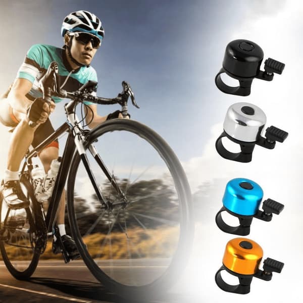 Cykelklocka / Ringklocka till Cykel - Välj Färg Metallic