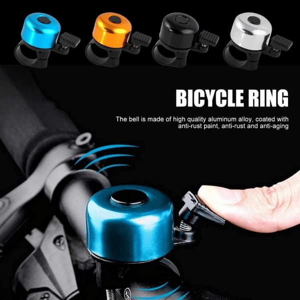 Cykelklocka / Ringklocka till Cykel - Välj Färg Metallic
