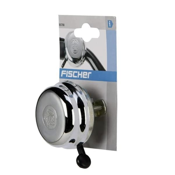 fischer cykelklocka krom - 85798