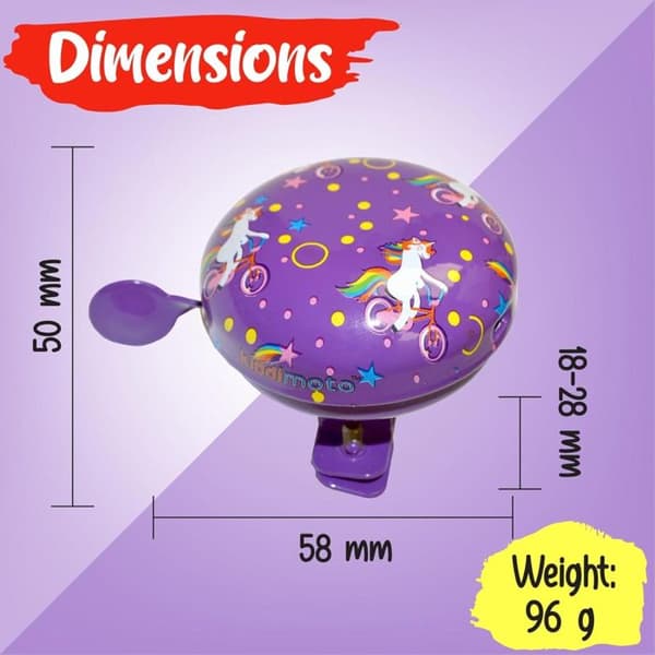Kiddimoto - Unicorn Bike Bell