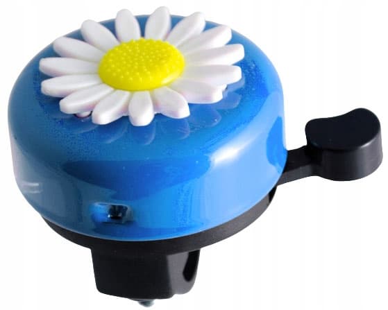 BARNCYKELKLOCKA STÅL BLOMMA 55 MM
