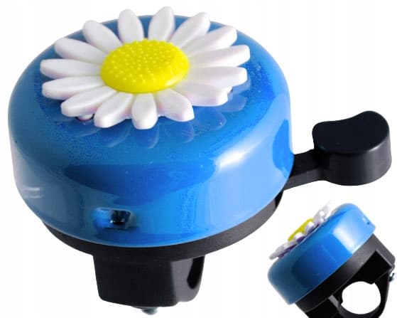 BØRNECYKELKLOKKE STÅLBLOMST 55 MM
