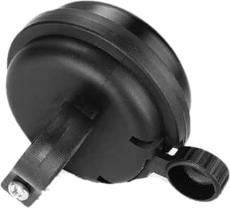 SILVER ALUMINIUM CYKELKLOKKE VOLUMEN 45mm