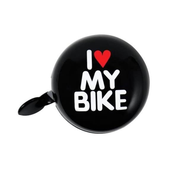 Dresco ding Dong I love My Bike 60 mm stålsvart