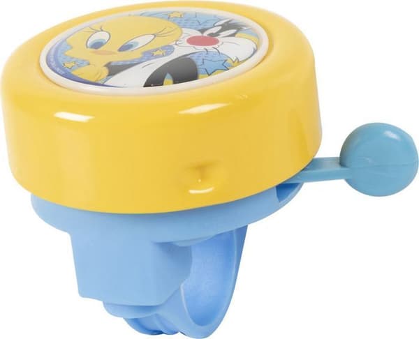 Tataway Barncykel för barn tjej Looney Tunes metall Titi Sylvester blå gul - Cykel