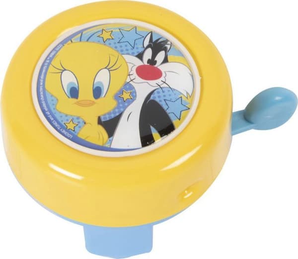 Tataway Barncykel för barn tjej Looney Tunes metall Titi Sylvester blå gul - Cykel
