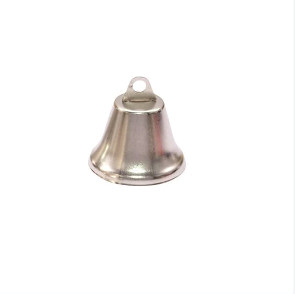 INF 10-pack anti-förlorade klockor - silverfärgade metallklockor för husdjur 52mm