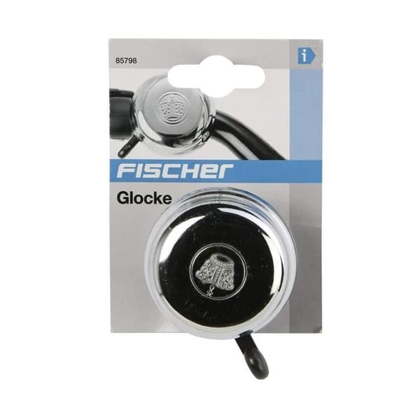 fischer cykelklocka krom - 85798