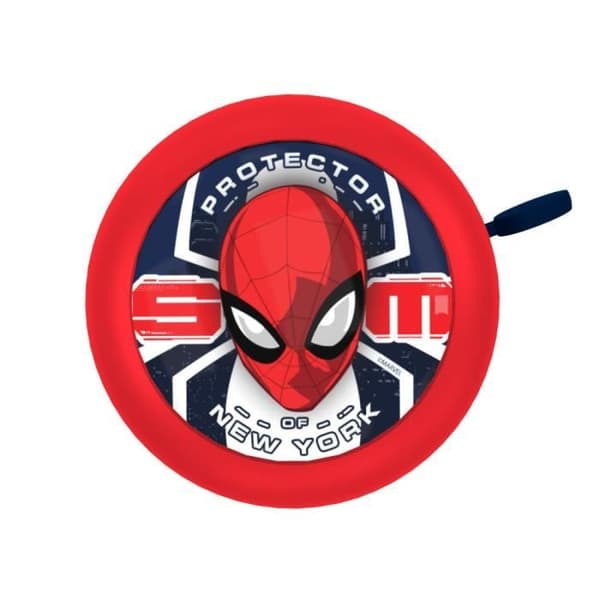 Spiderman röd cykelklocka 55 mm - SJU - för barn