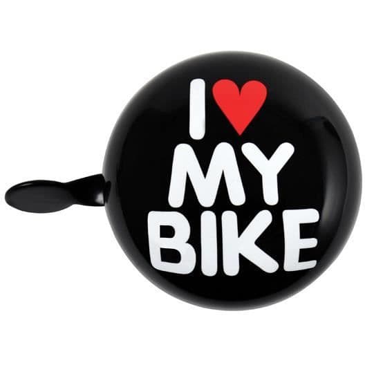 Dresco ding Dong I love My Bike 80 mm stålsvart