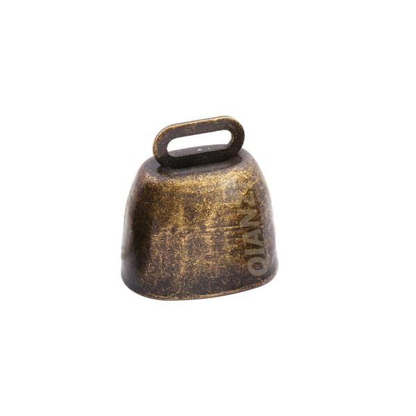 INF Antikke bronzeklokker - 10 stk., 35x35x24mm jernklokker