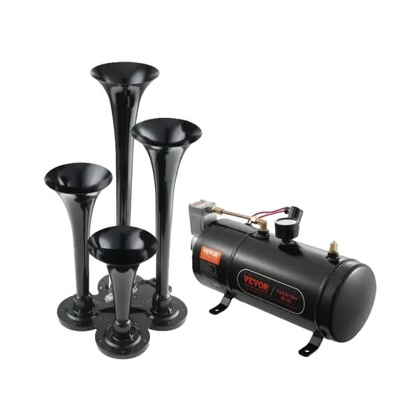 VEVOR Junahornisarja, 150dB Kova Ääni, 90-120 psi Kompressori, Yhteensopiva 12V:n Kanssa