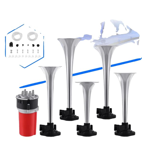 Musiikillinen Ilmapörssisarja, 125db Voimakas Ääni, Helppo Asennus, Yhteensopiva 12V Ajoneuvoihin,12V